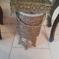 سطل و جادستمالی برنجی