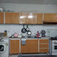 کابینت فلزی گالوانیزه رنگ چوب