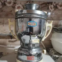 سماور برقی کاملا نو و سالم. یکبار استفاده شده