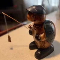 مجسمه چوبی دست ساز