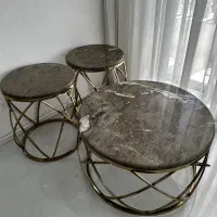 ست میز جلومبلی فلزی