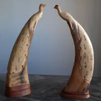 مجسمه آنتیک طاووس