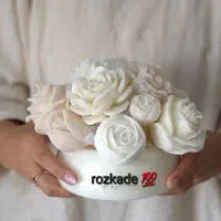 باکس گل شمعی گیفت شمعی