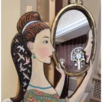 طراحی و ساخت قاب و قاب آینه های پاپیه ماشه