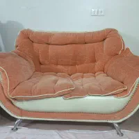 مبل راحتی پارچه و چرم ترک