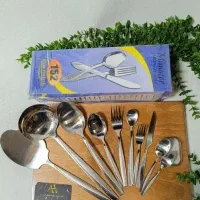 سرویس قاشق چنگال ۱۵۲ پارچه مینیاتور وارداتی ۴۲نفره