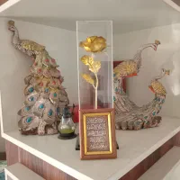 لوازم وسایل تزئینی دکوری گلدان ظرف مجسمه قدیمی گل
