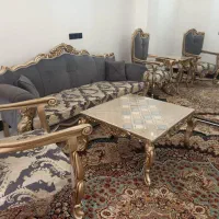مبل کلاسیک طوسی درحدنو