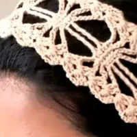 هدبند قلاب بافی دستباف