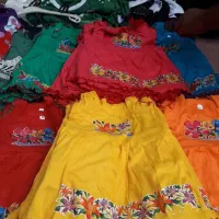 فروش یکجا 10جین سارافون نقلی دخترانه جین 12تایی