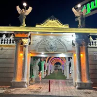 تولید و ساخت ورودی و طاق تالار آبنما آلاچیق ستون