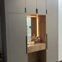 نصاب کابینت و کمد،قرنیز ، ترمو ،خورده کاری ،جابجای