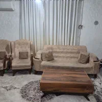 مبل چستر ۷ نفره کرم نسکافه ایی