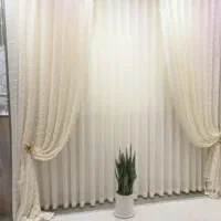 پرده ست کامل با گوشی هم  طاق میزنم
