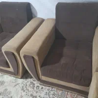 مبل هفت نفره سالم  فقط نیاز به شستشو