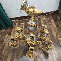 لوستر قدیمی آبکاری طلا