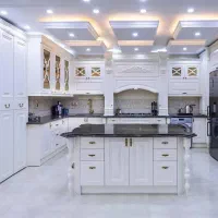 طراحی اجرا کابینت ام دی اف کلاسیک مدرن کد 1415