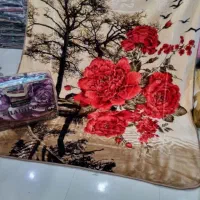 پتو دو نفره گلبافت ساده و طرح دار سنگین و ضخیم