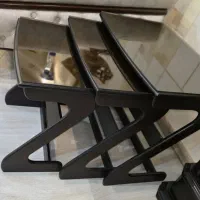 سه عدد میز عسلی چوبی  نو