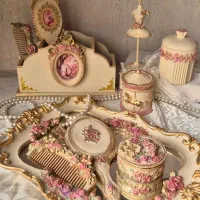 جهزیه ( سطل چوبی قاب عکس اینه دستی جاجواهری اباژور
