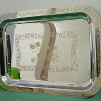 سینی استیل نوکاملن سالم سایزبزرگ