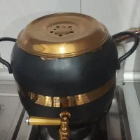 کتری مشکی طلایی