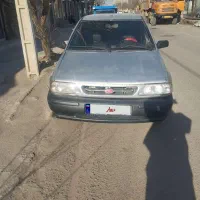 پراید85 تکسوز نقره‌ای عروسک