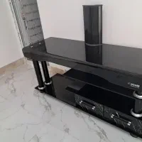 فروش میز ال سی دی شیشه ای بهمراه TV