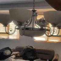 لوستر سقفی شش شاخه