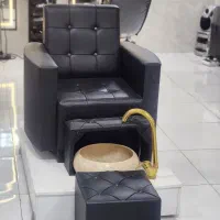 صندلی پدیکور(در حد نو) همراه با شیرآلات