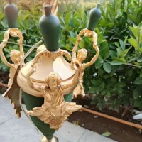 آباژور برنزی با طرح فرشته