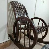 صندلی راک قهوه ای سوخته