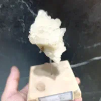 کلاستر کوارتز باپایه چوبی