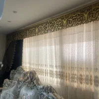 پرده شیک تمیز پارچه مخمل ترک
