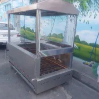 دستگاه مرغ‌بریان جوجه‌گردان گازی‌وهیزمی