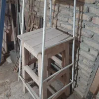 چهار پایه ونردبان فلزی جمع شو
