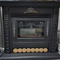 بخاری گازی طرح شومینه