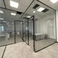 مشاوره طراحی و اجرا پارتیشن اداری نرده شیشه سکوریت