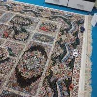 فرش طرح خشتی قیطران کاشان