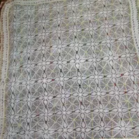 روتختی دونفره قلاب دوزی دستی