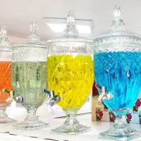 کلمن شیشه ای۵.۵لیتری کریستالی