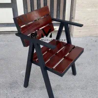 رگال صندلی و نیمکت مدرن چوب و فلز