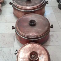 کماجدان مسی دسته قیفی سالم قدیمی