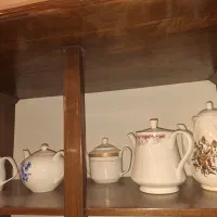 قوری چینی ۵۰ ساله قدیمی ۵ عدد