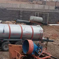 تانکر چهار چرخ گالوانیزه شرکتی