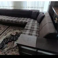 مبل ال چوبی هفت نفره