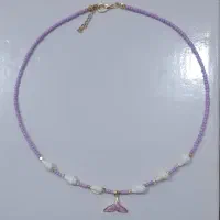 گردنبد منجوق دم وال بنفش