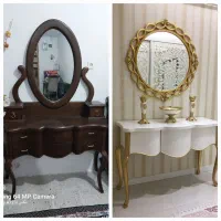میزکنسول چوبی آینه کنسول میزارایشی 2030
