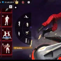 جم ،گان،دنس واسکین برای اکانت فری فایر