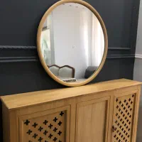 آینه کنسول چوبی نو